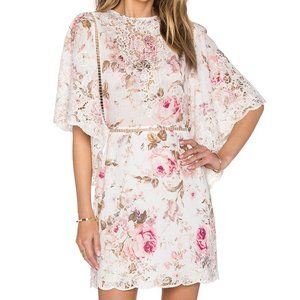 Zimmermann Eden Floral Print Embroidered Dress